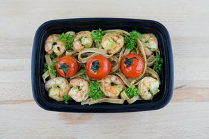 Garlic Butter Shrimp Linguine